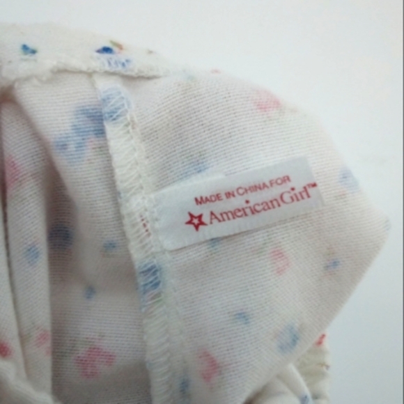 American Girl Emily Flannel Floral Pajama Pants for 18 in Doll Retired Bottom - Picture 5 of 6